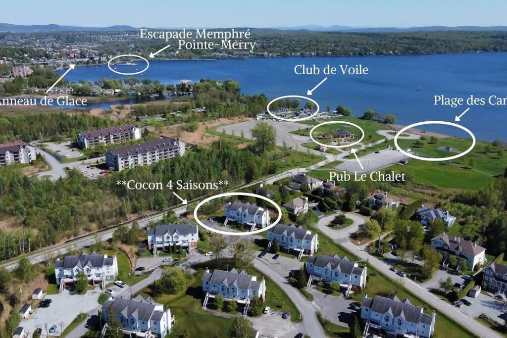 *Nouveaute* Foyer Au Bois, Plage, Montagne Et + Magog Exterior foto